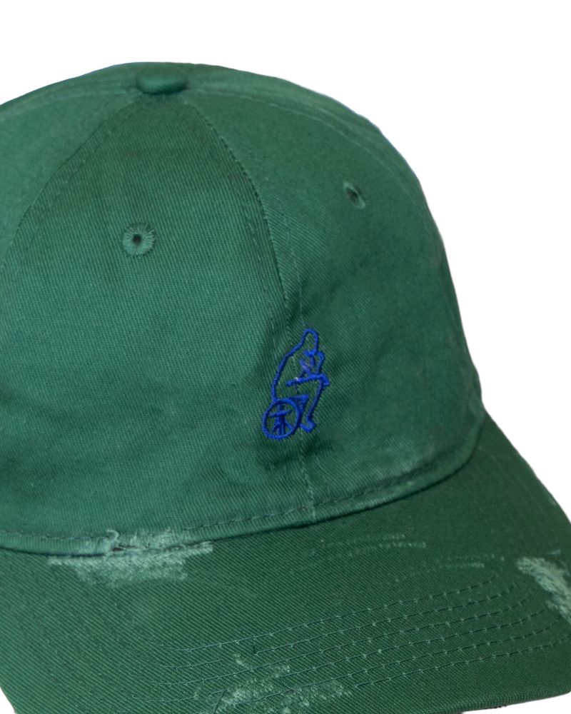 DISTRESSED CAP - GREEN