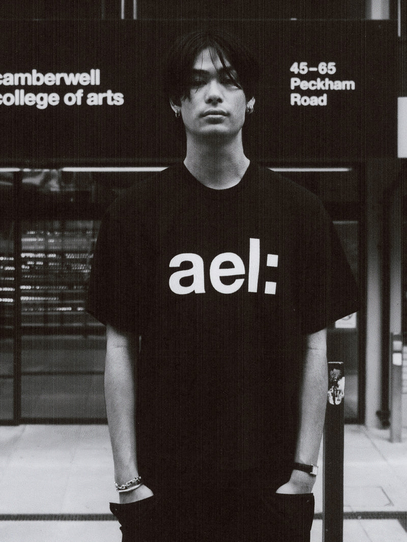 AELIZA AEL: T-Shirt in black