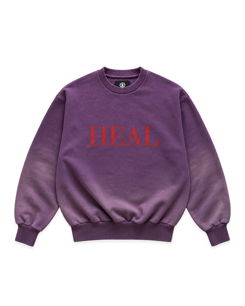 AELIZA Heal Crewneck in purple