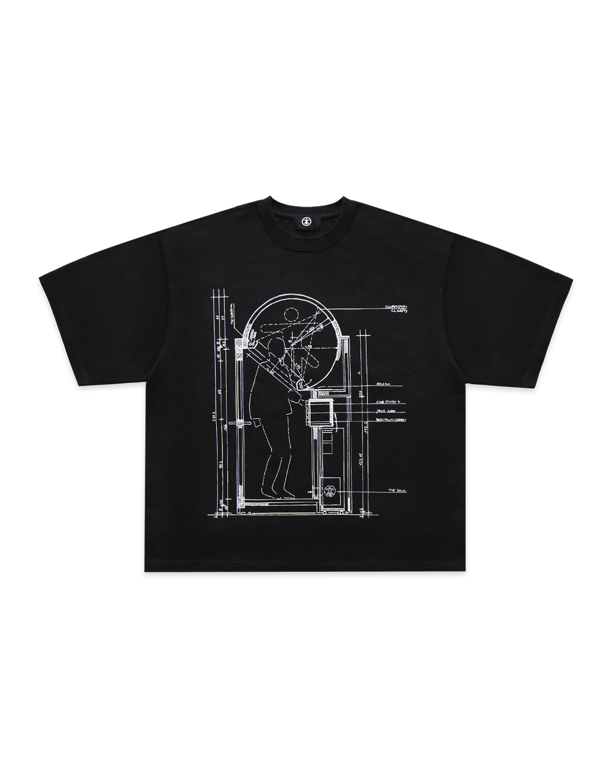 AELIZA Confession Clarity T-Shirt in black
