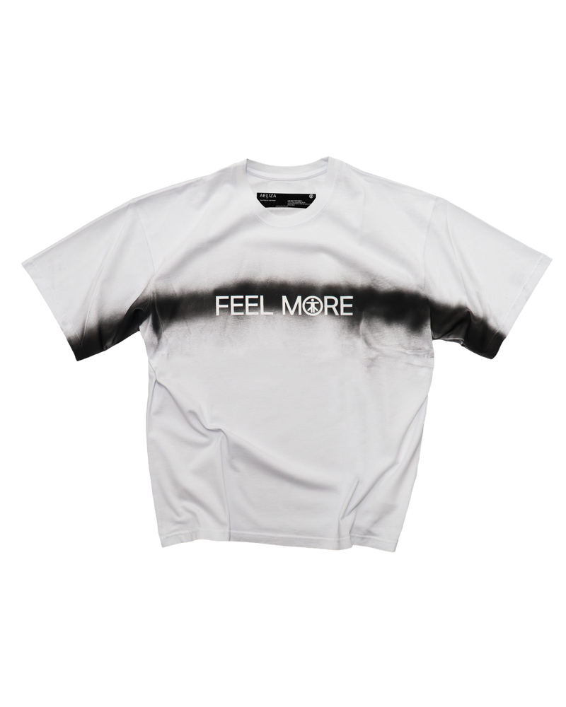Feel More T-shirt White - Art