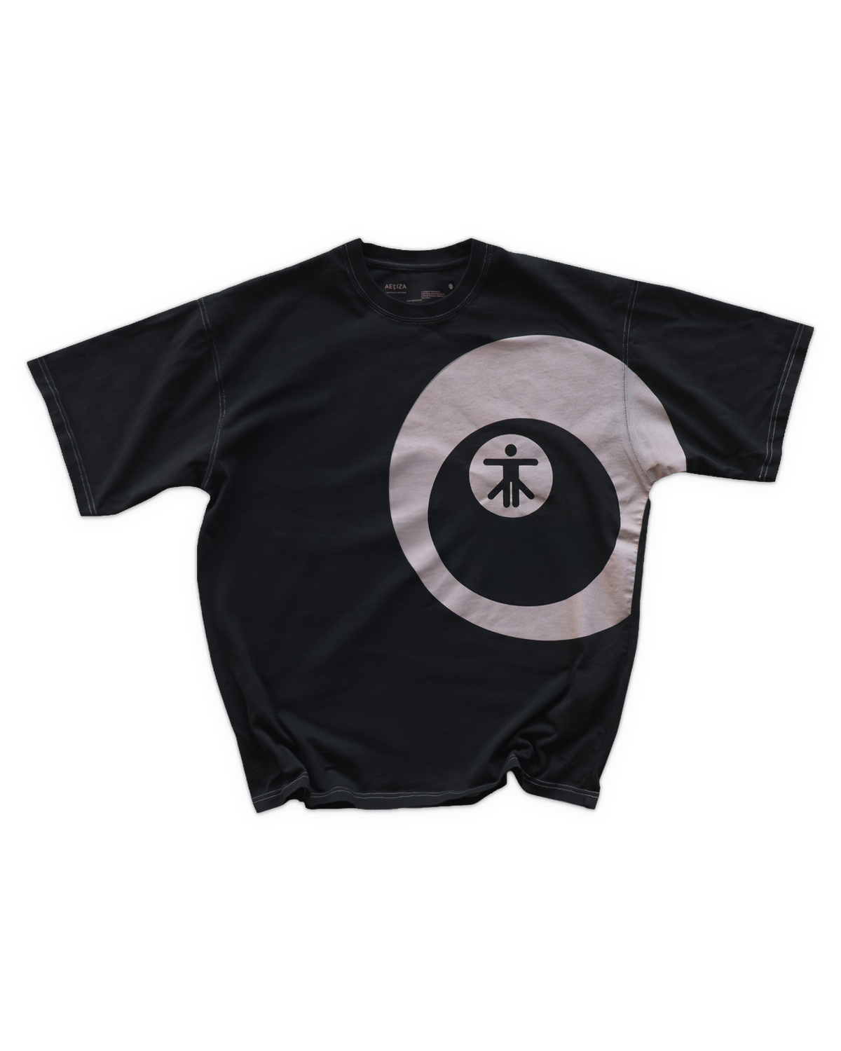 Circle T-shirt - Garment Dyed Navy