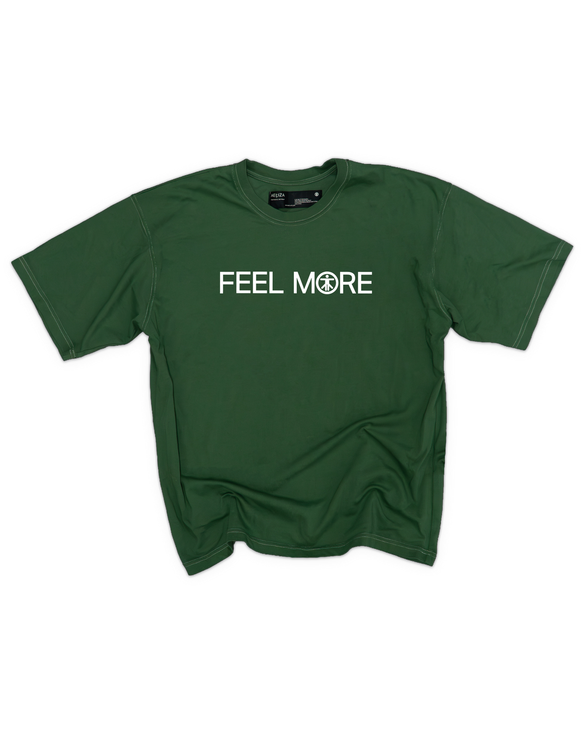 Feel More T-shirt Green