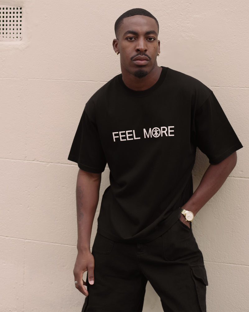 Feel More T-shirt - Black