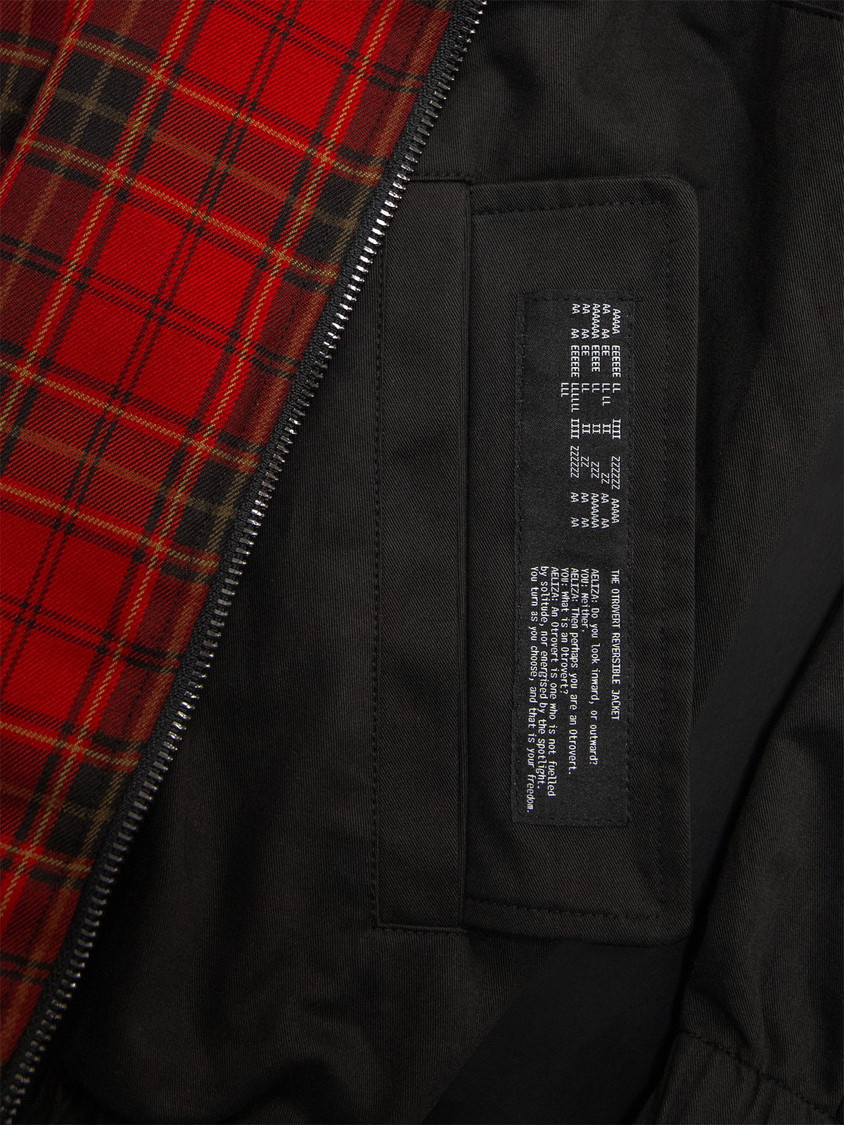 OTROVERT REVERSIBLE HARRINGTON JACKET