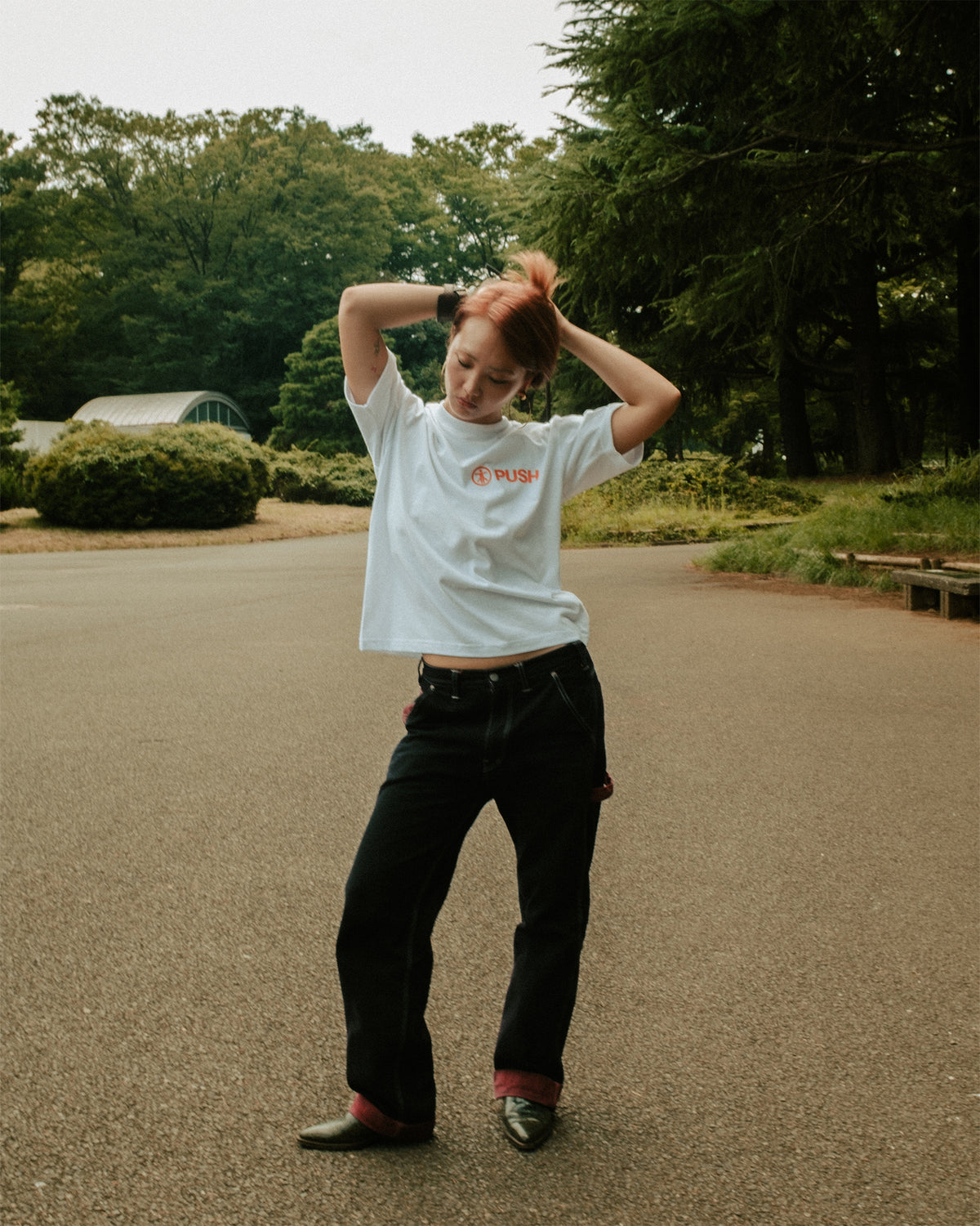Push T-shirt Orange