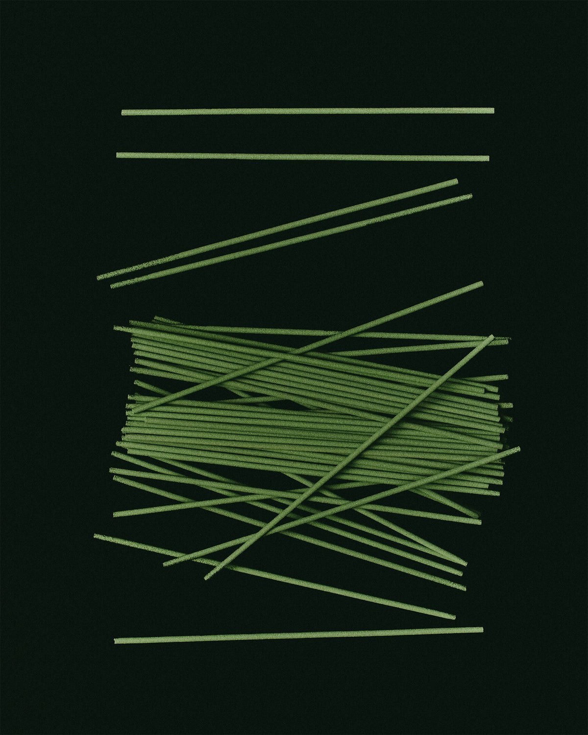 GREEN TEA INCENSE REFILL: 50 STICKS