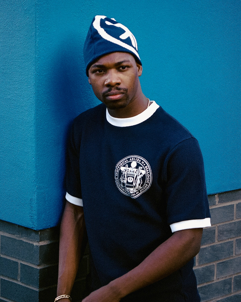 SYMBOL BEANIE: BLUE