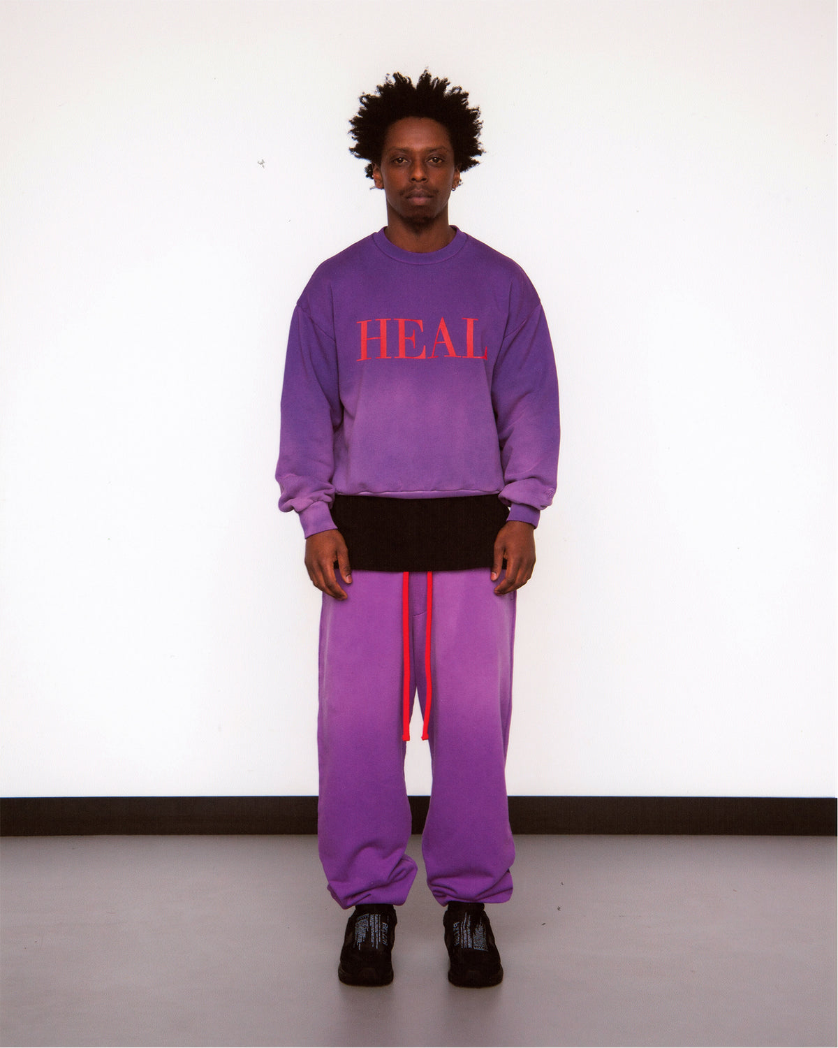 AELIZA Heal Crewneck in purple