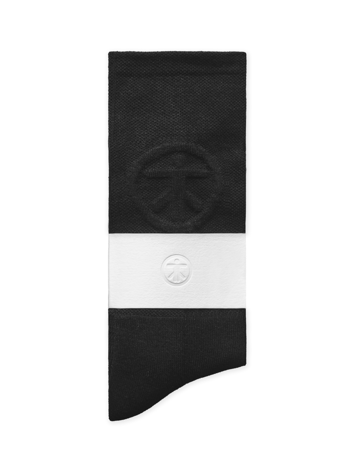 Embossed Symbol Socks - Black