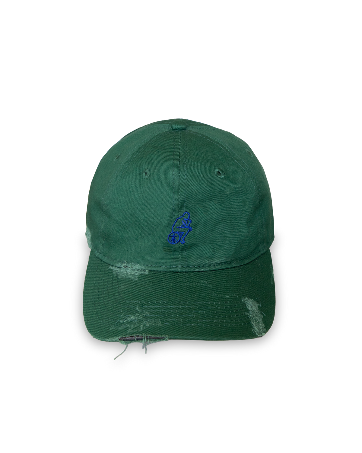 Green Distressed Cap