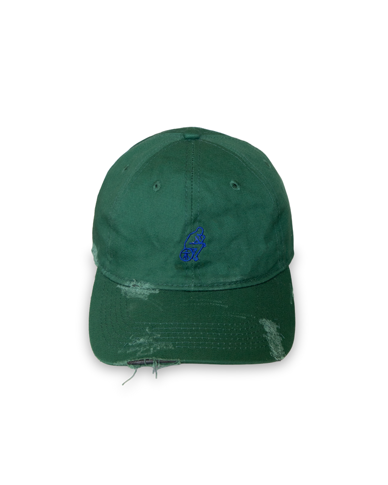 Green Distressed Cap
