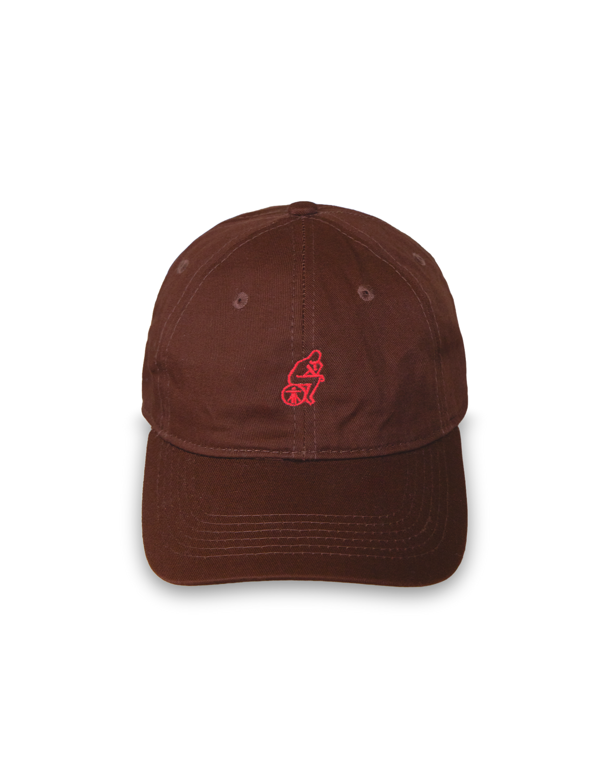 Thinker Cap - Brown/Red