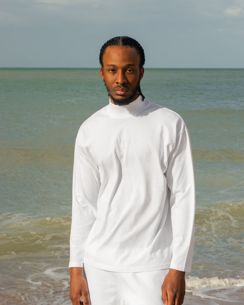 Mockneck - White