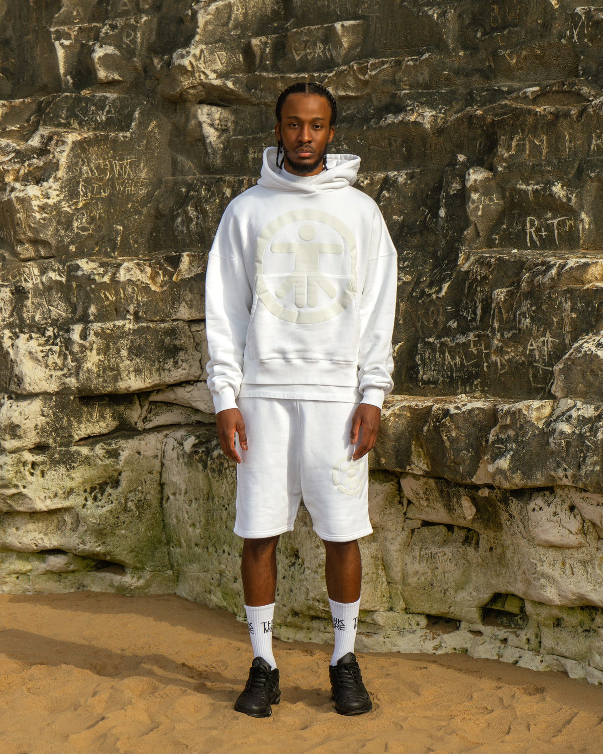 Symbol Shorts - White