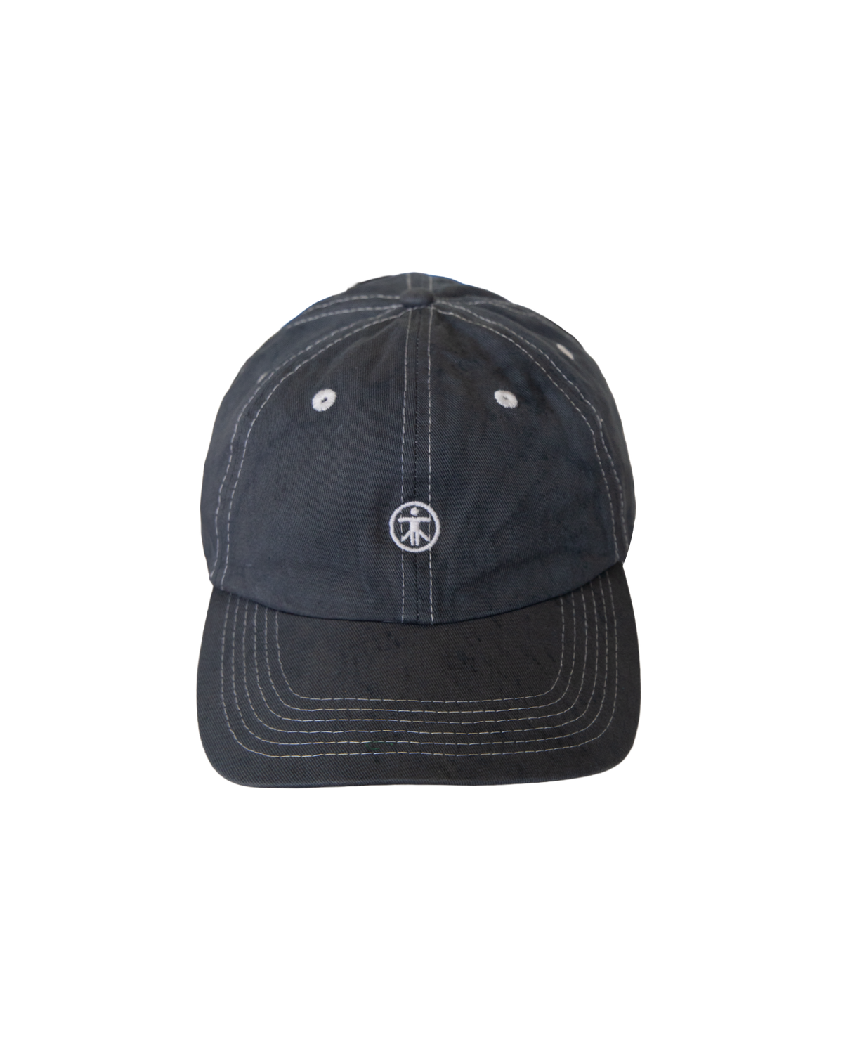 Blue garment dyed Cap