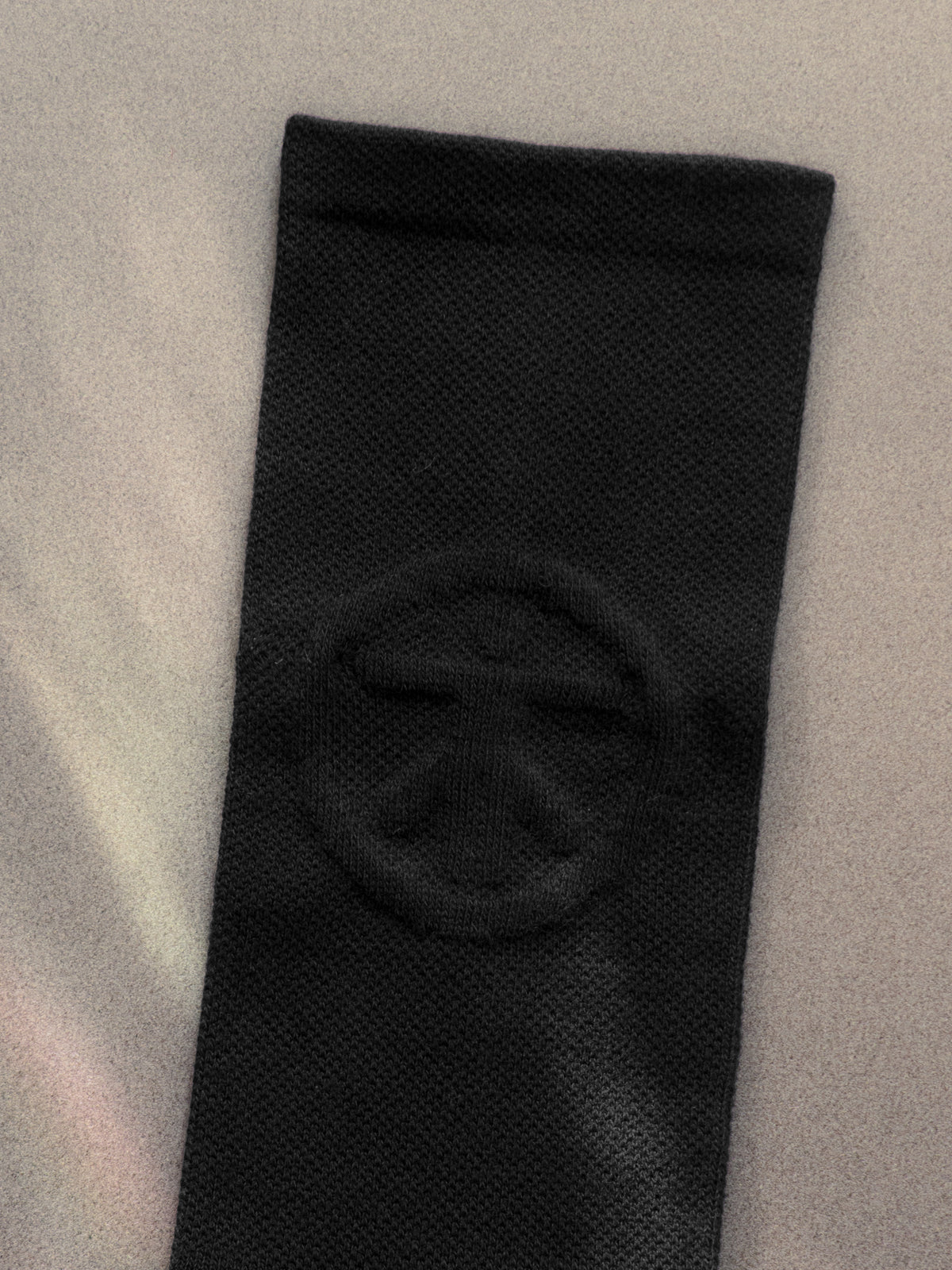 Embossed Symbol Socks - Black