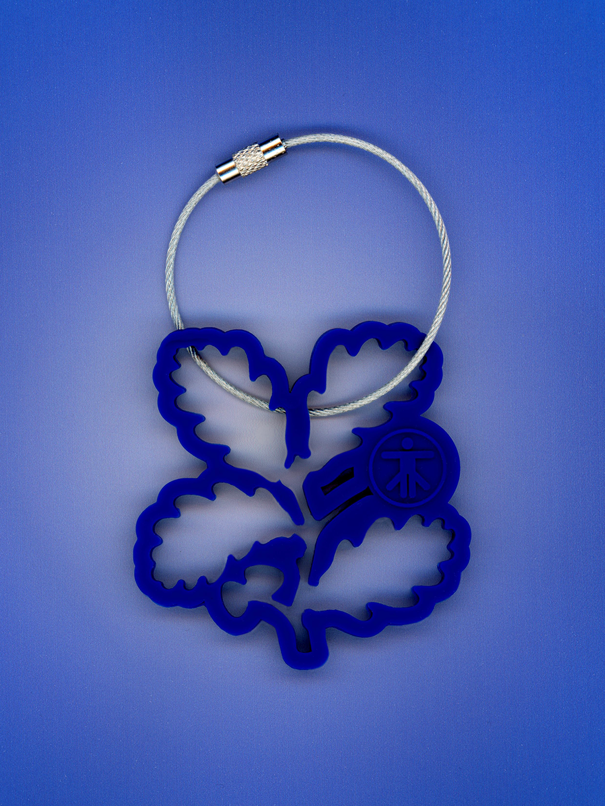 Flexible Rubber Trust Keychain
