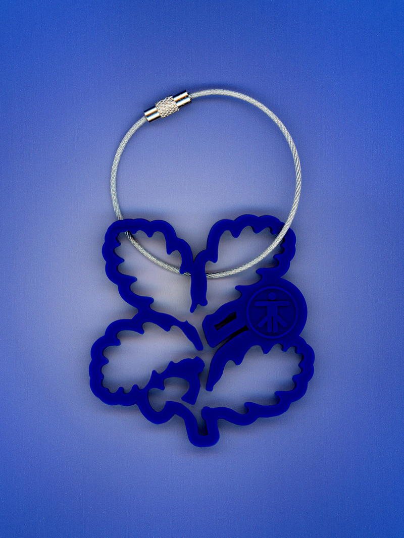 Flexible Rubber Trust Keychain